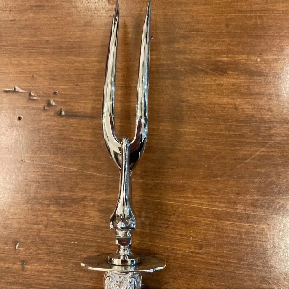 GORHAM STRASBOURG carving set, sterling handles, NEW NEVER USED